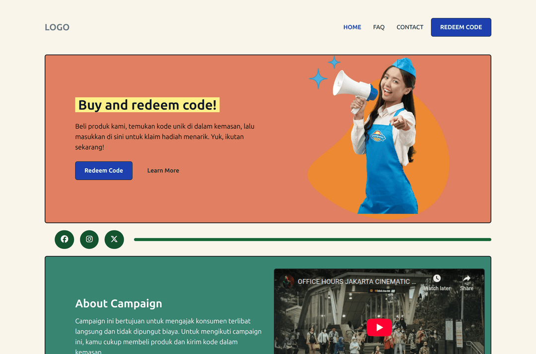 Redeem App Campaign